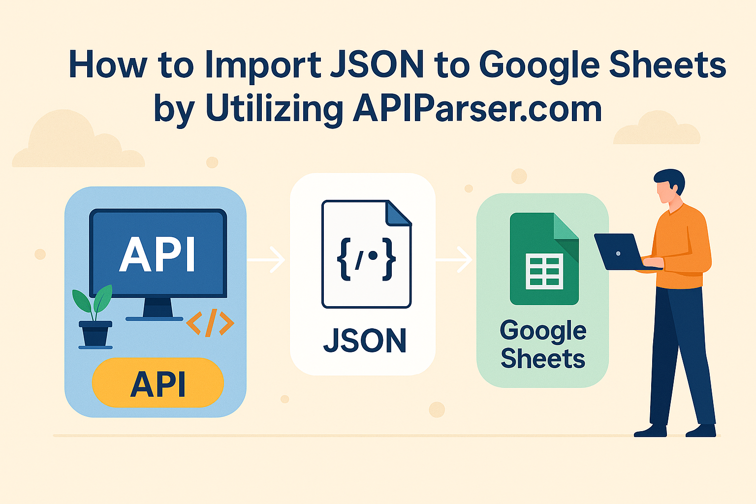Json data to google sheet